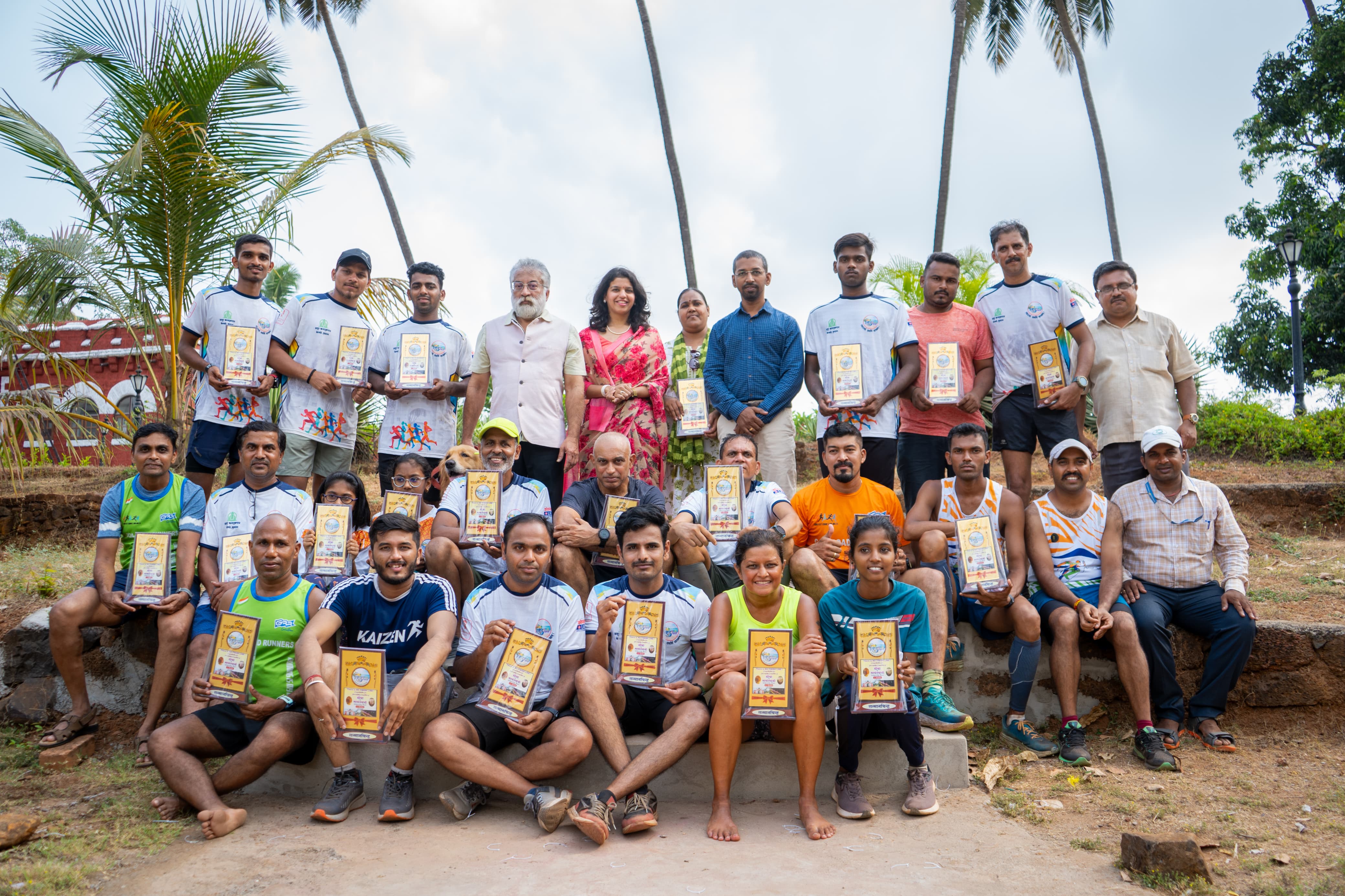 Marathon crowd